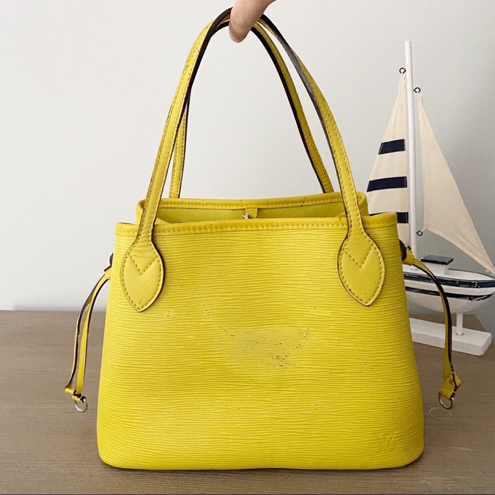 💛SINCHED💛 Louis Vuitton Yellow Epi Neverfull PM! - Picture 2 of 10
